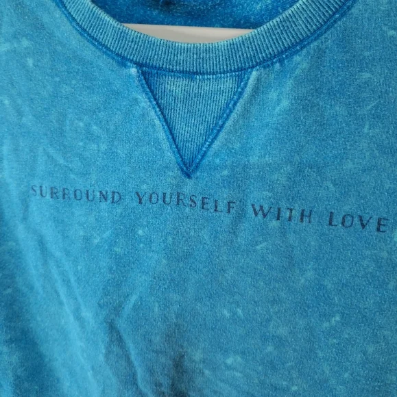 CALIA SIZE SMALL BLUE SWEATER - Picture 3 of 4